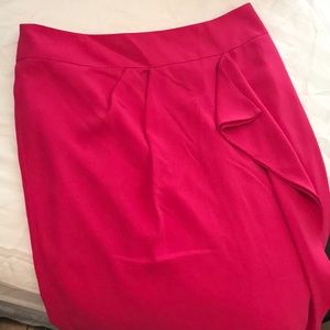Lord & Taylor pencil skirt with ruffle